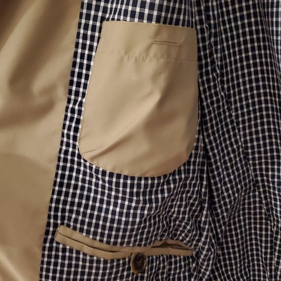 Mens Lands' End Trench Coat - Size Medium (38-40) - Picture 3 of 7